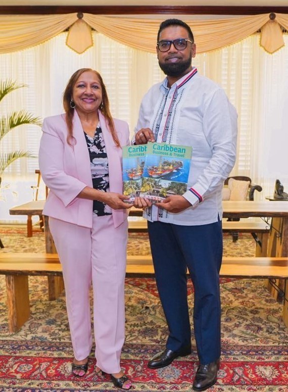Presentation to President of Guyana, Dr. Ifran Ali