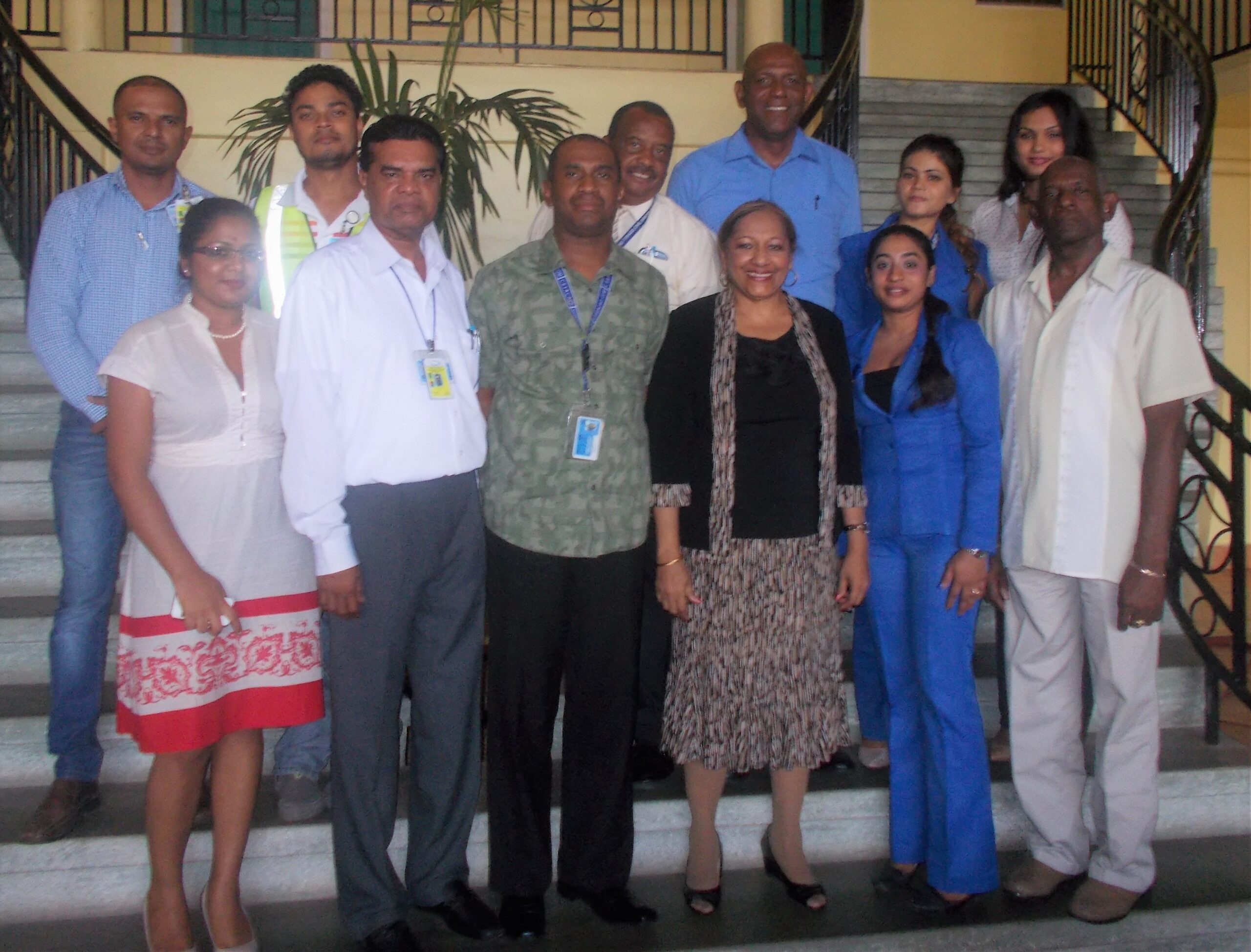 Training at the Grand Coastal hotel in Guyana
