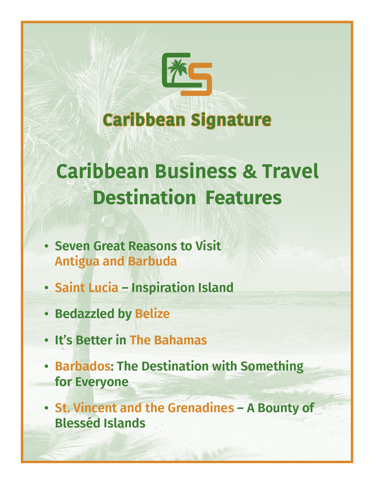 Destination Features